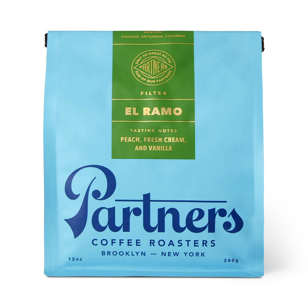 Bag of specialty roast coffee from Colombia, Nariño with notes of Rich Flavors