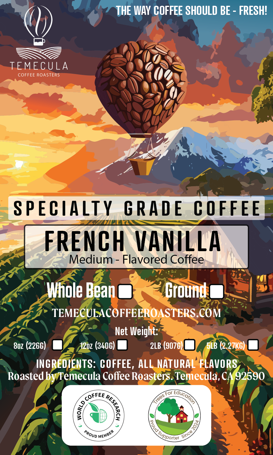 French Vanilla Flavored Coffee