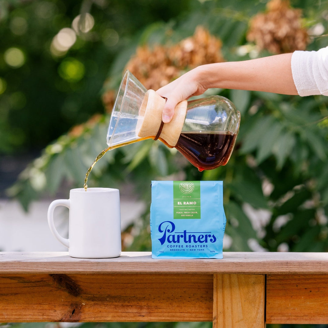 Bag of specialty roast coffee from Colombia, Nariño with notes of Rich Flavors