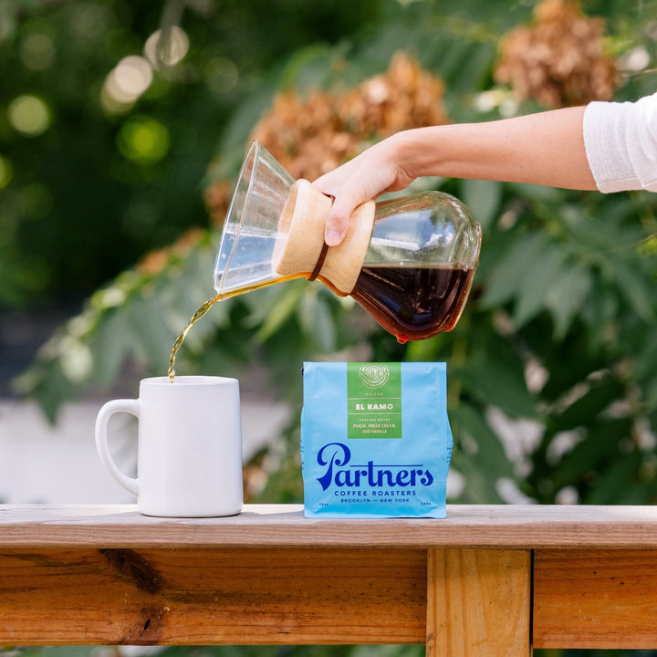 Bag of specialty roast coffee from Colombia, Nariño with notes of Rich Flavors