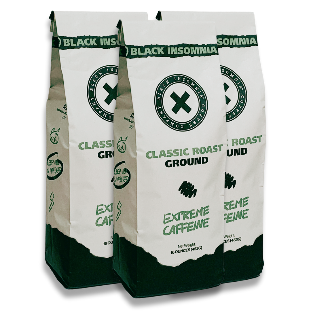 Extreme Caffeine - Ground Classic Roast Coffee