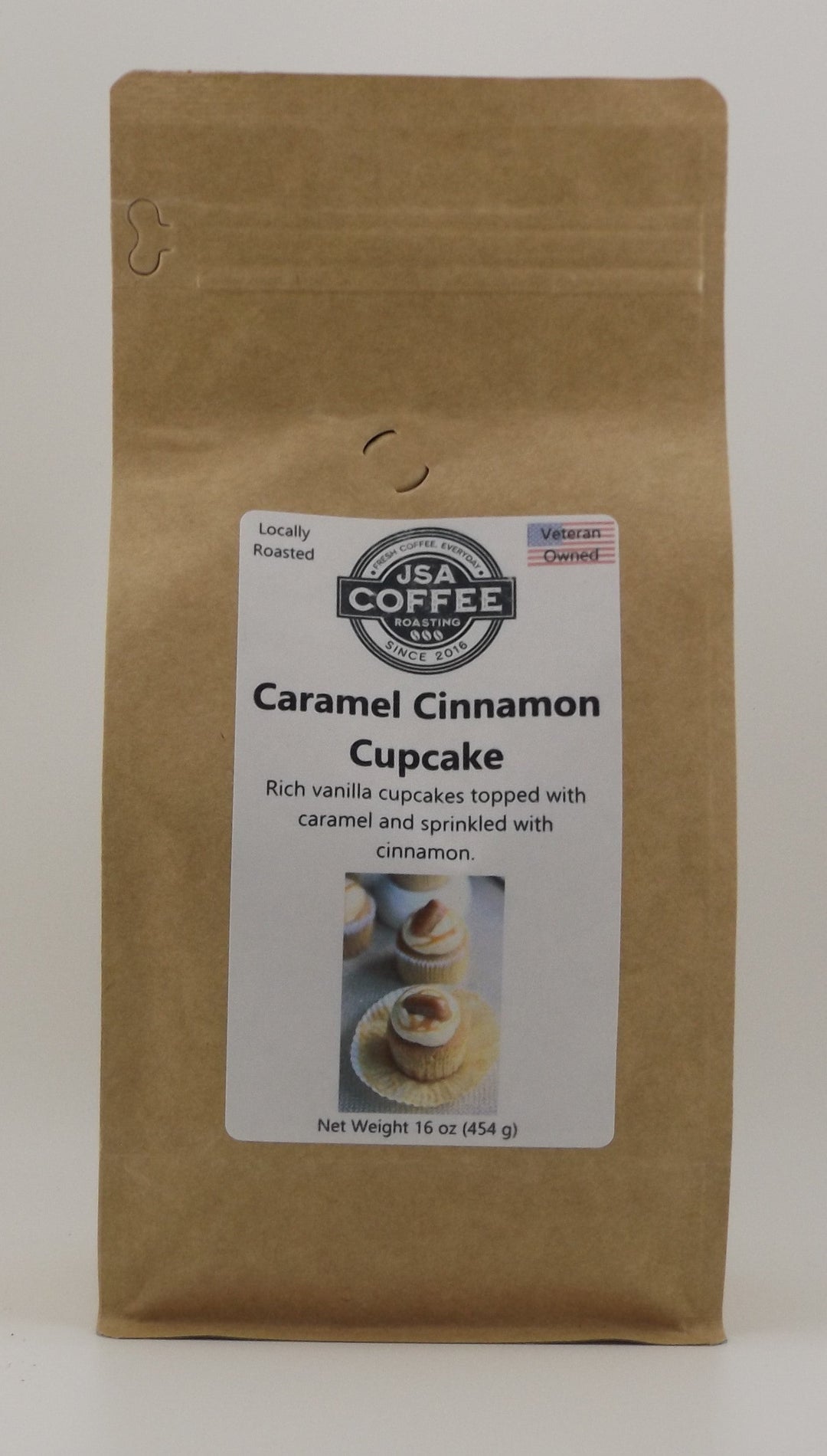 Bag of specialty roast coffee from Origin Unknown with notes of Rich Flavors