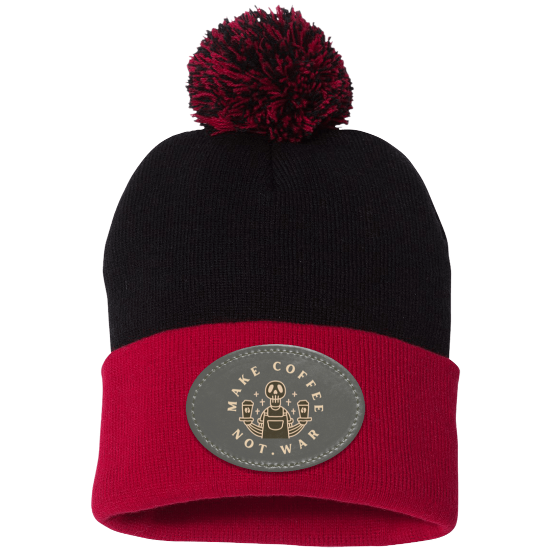 ID#B4 ** MAKE COFFEE KNIT CAP