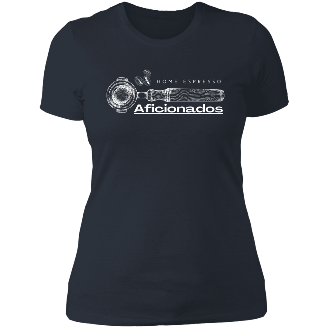 ID#A1W ** LADIES HOME ESPRESSO AFICIONADOS T-SHIRT