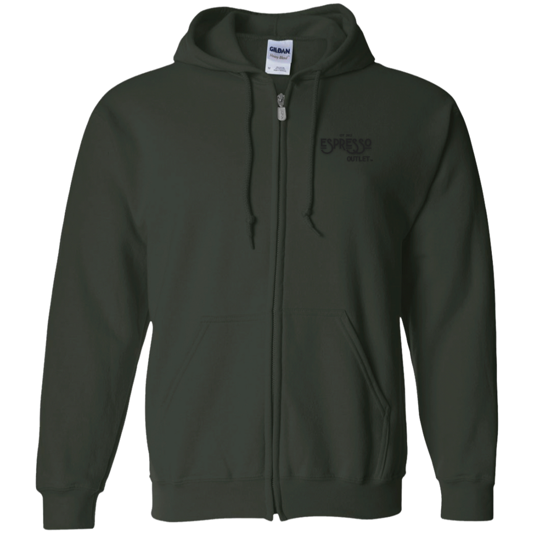Espresso Outlet and Turin Gallatin - G186 Gildan Zip Up Hooded Sweatshirt