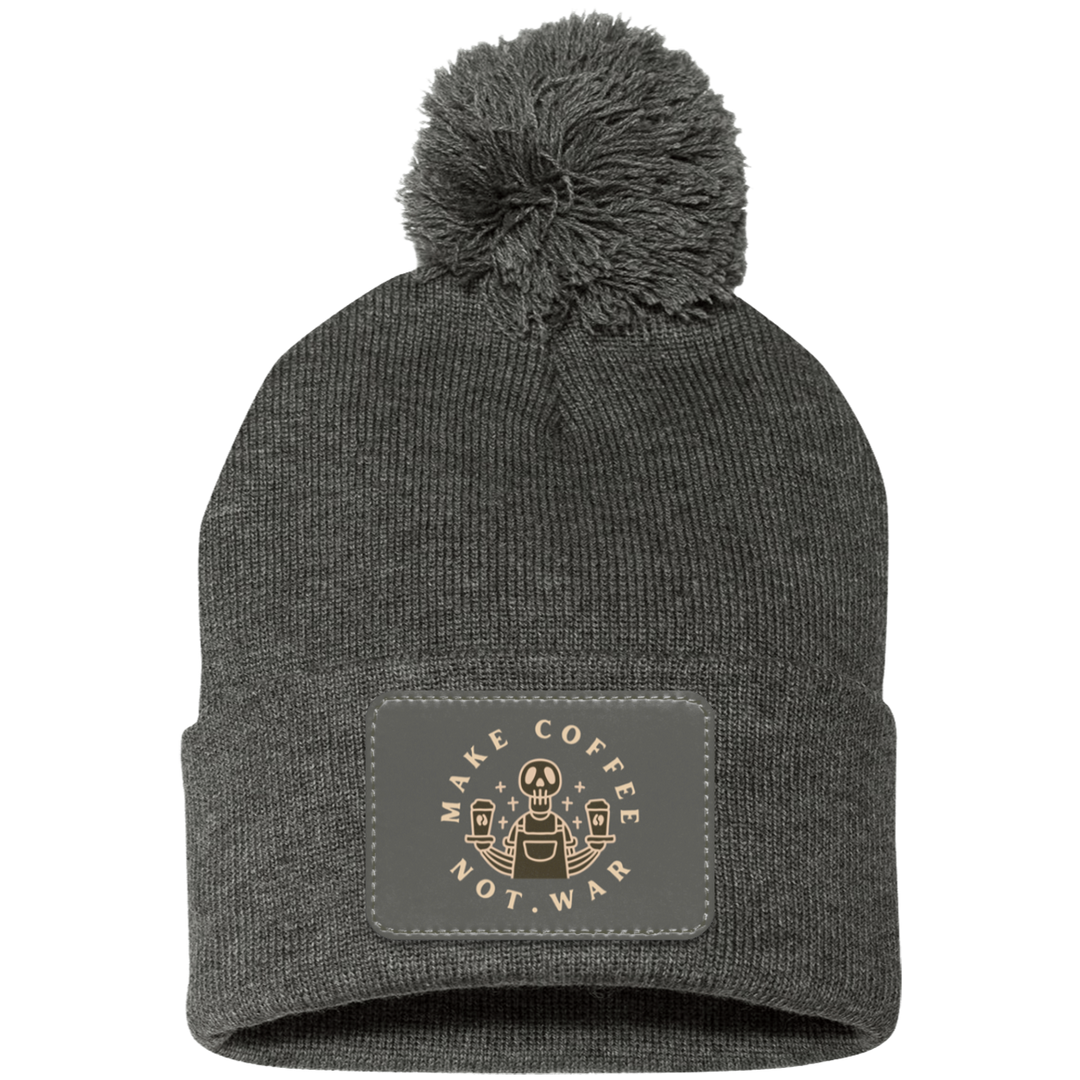 ID#B4 ** MAKE COFFEE KNIT CAP