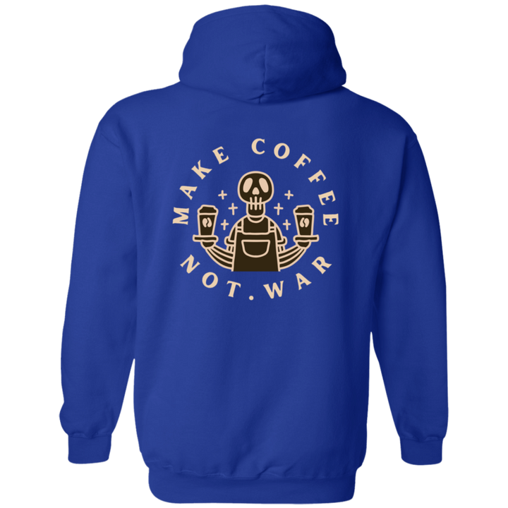 ID#B2M ** MAKE COFFEE HOODED FULL ZIP