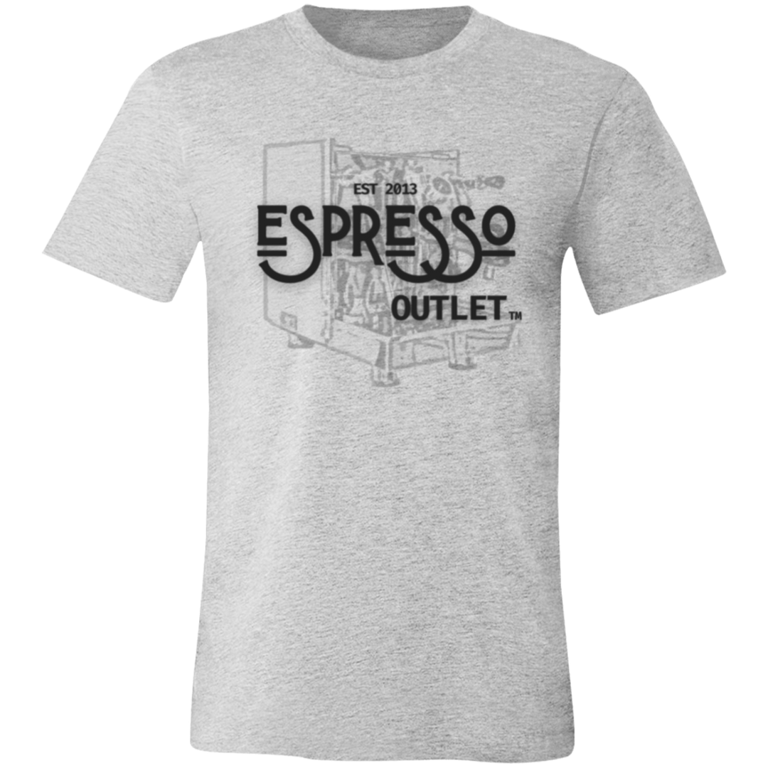 Espresso Outlet and Turin Gallatin - Unisex Jersey Short-Sleeve T-Shirt