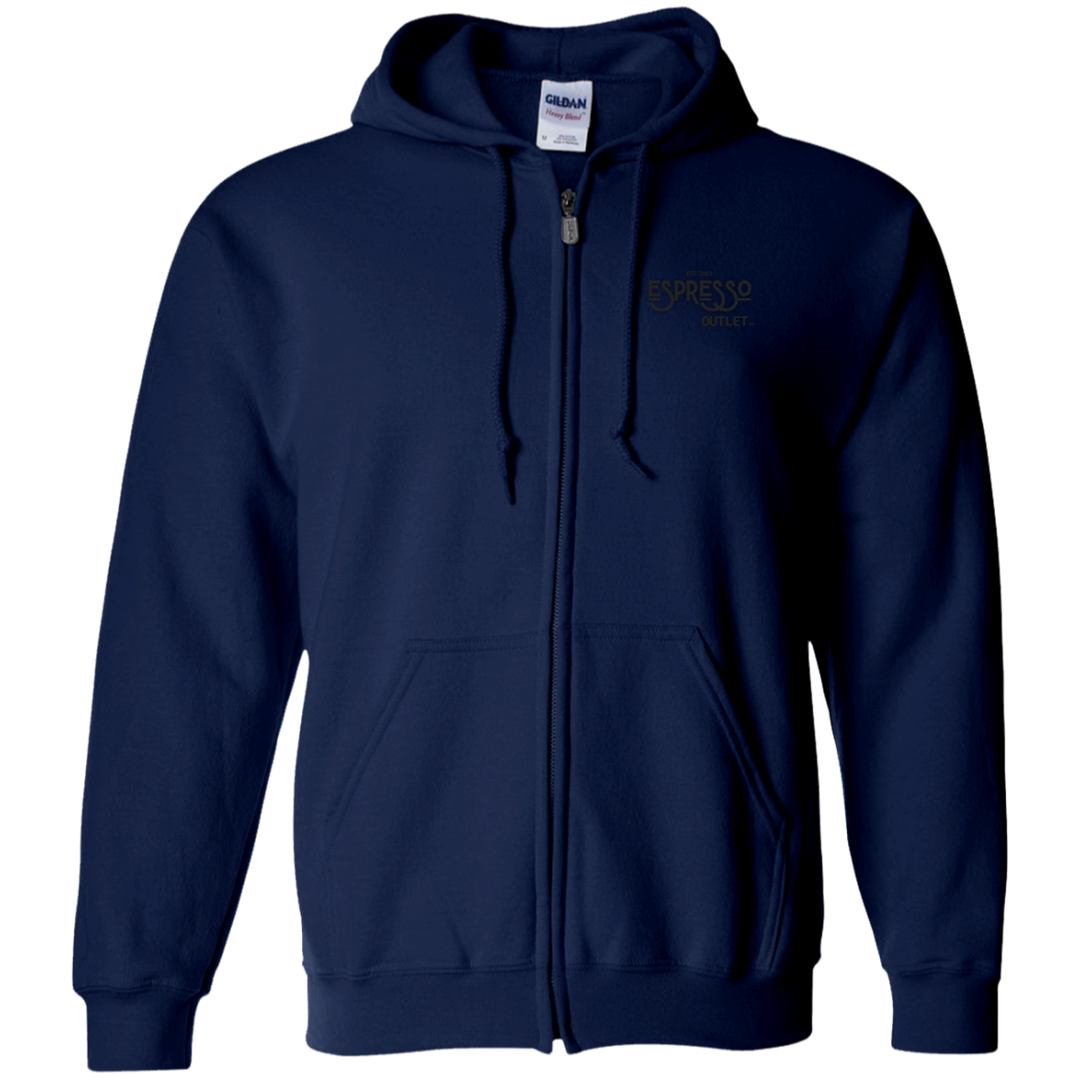 Espresso Outlet and Turin Gallatin - G186 Gildan Zip Up Hooded Sweatshirt