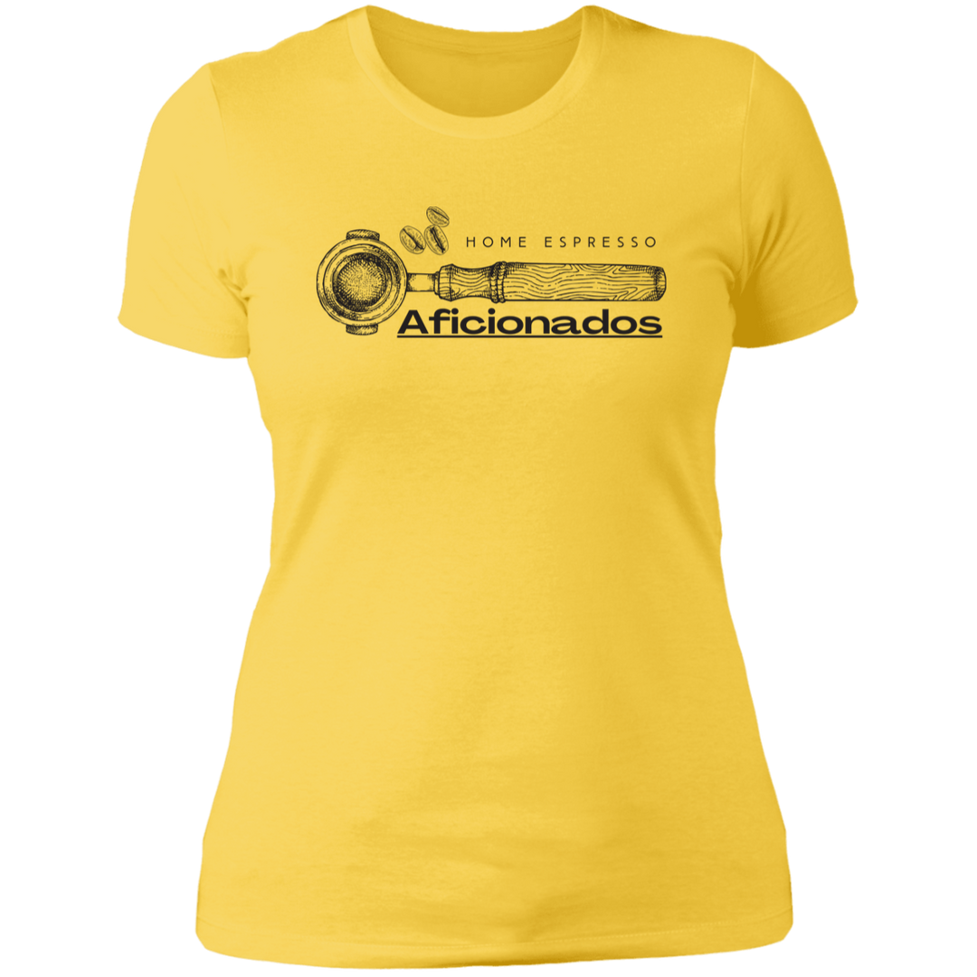 ID#A1W ** LADIES HOME ESPRESSO AFICIONADOS T-SHIRT
