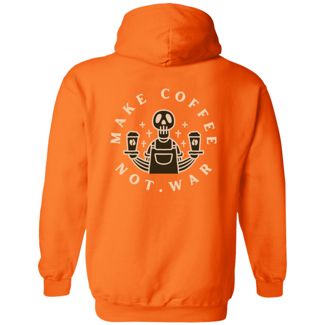 ID#B2M ** MAKE COFFEE HOODED FULL ZIP