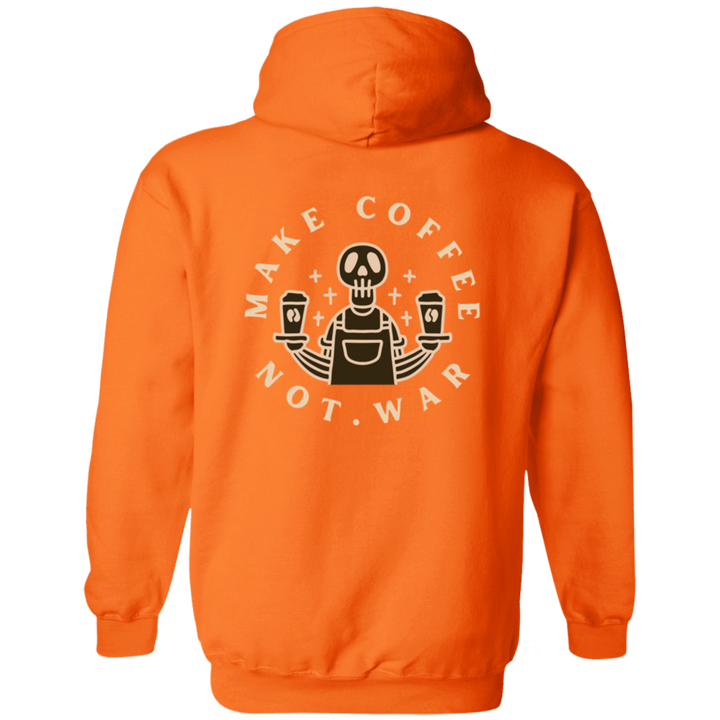 ID#B2M ** MAKE COFFEE HOODED FULL ZIP