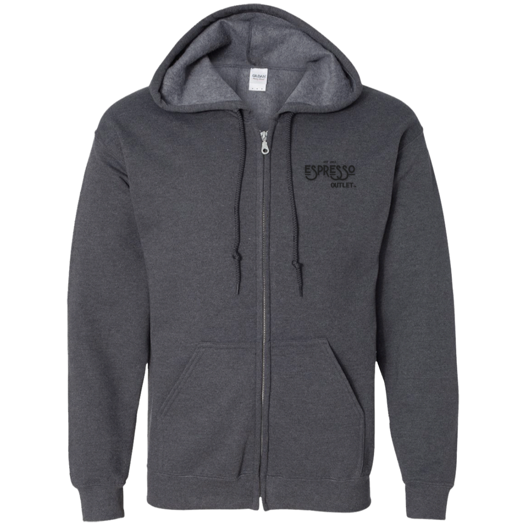 Espresso Outlet and Turin Gallatin - G186 Gildan Zip Up Hooded Sweatshirt