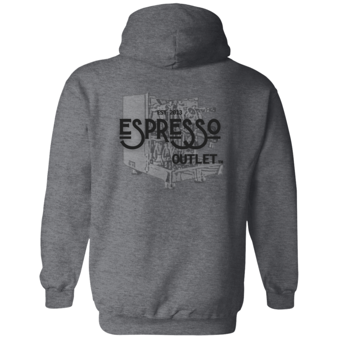 Espresso Outlet and Turin Gallatin - G186 Gildan Zip Up Hooded Sweatshirt