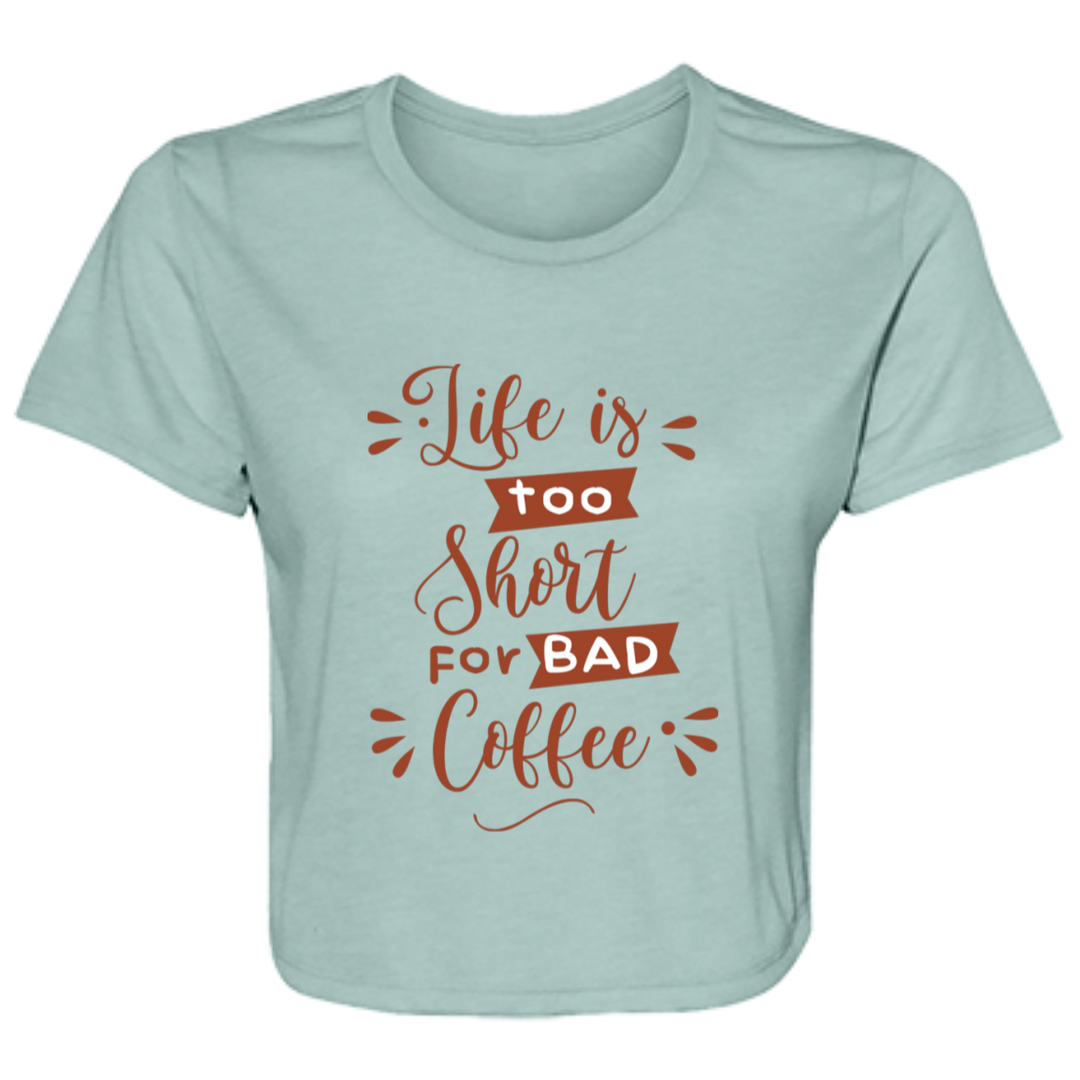 ID#F1W ** LIFE WOMENS CROPPED T-SHIRT