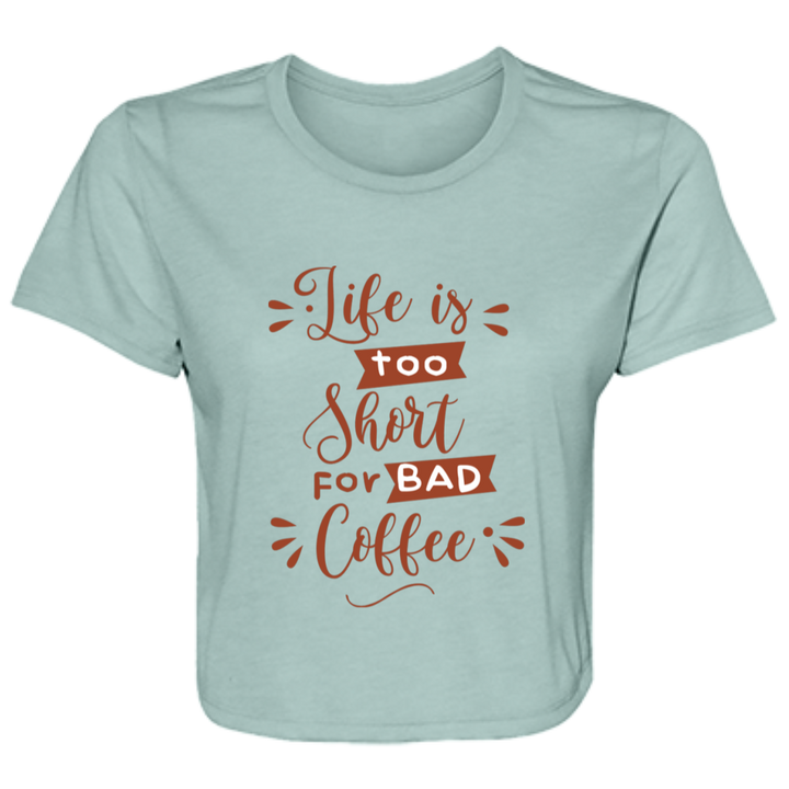 ID#F1W ** LIFE WOMENS CROPPED T-SHIRT