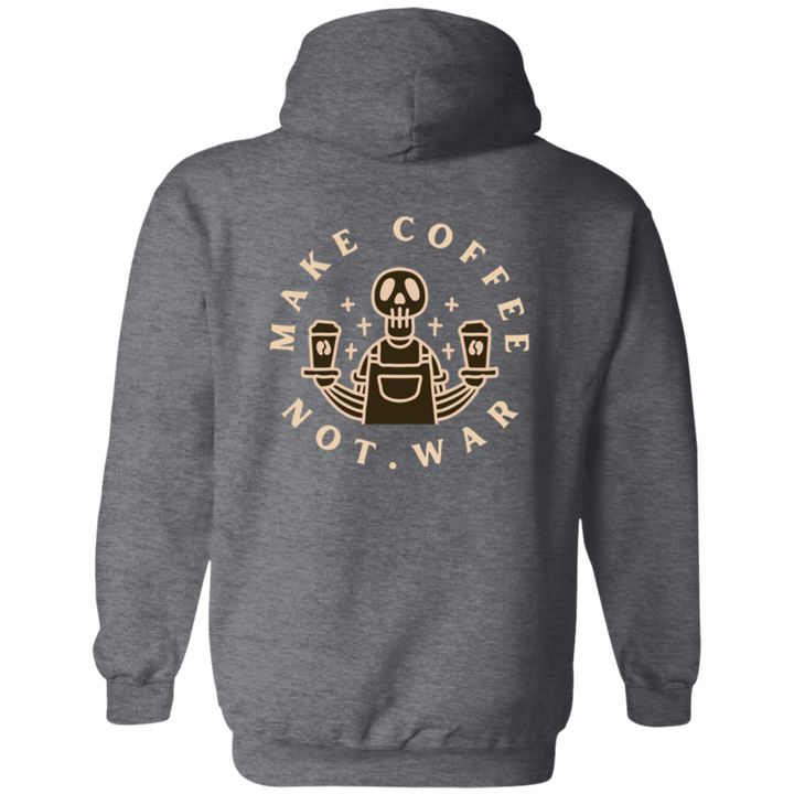 ID#B2M ** MAKE COFFEE HOODED FULL ZIP