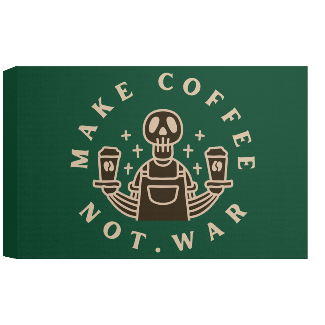 ID#B5 ** MAKE COFFEE CANVAS