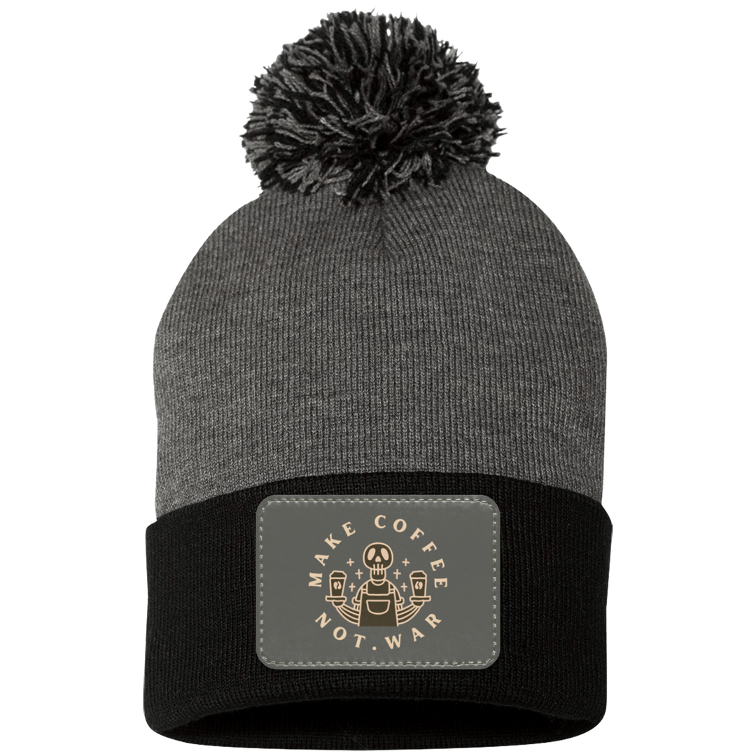 ID#B4 ** MAKE COFFEE KNIT CAP