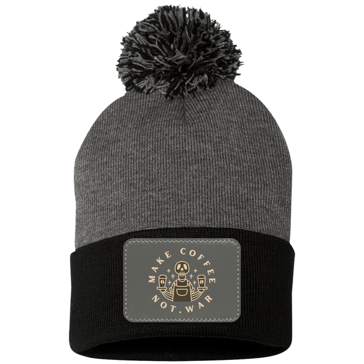 ID#B4 ** MAKE COFFEE KNIT CAP