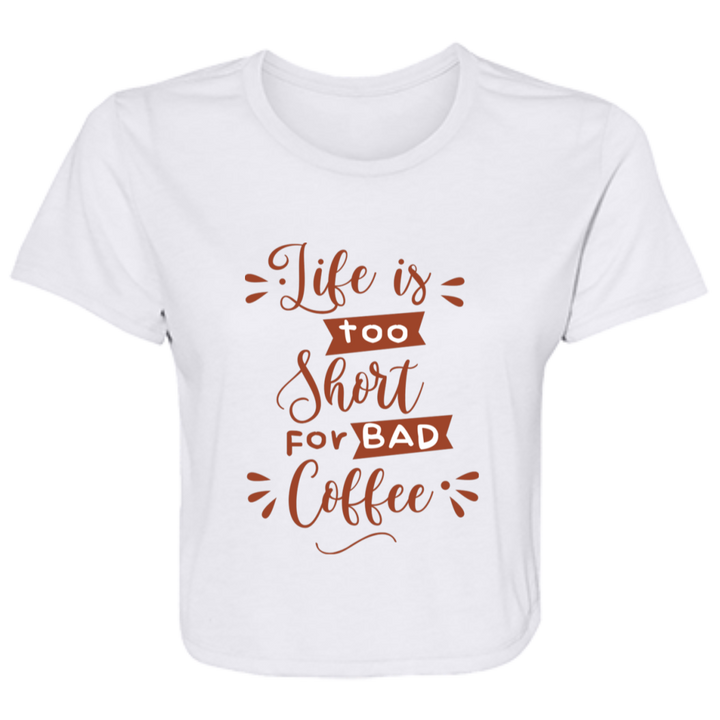 ID#F1W ** LIFE WOMENS CROPPED T-SHIRT