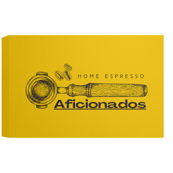 ID#A5Z ** HOME ESPRESSO AFICIONADOS CANVAS 1.5in FRAME