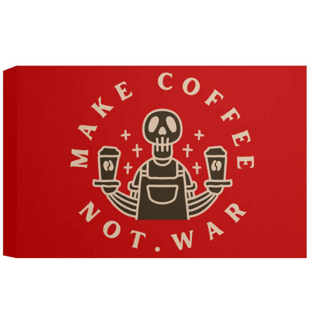 ID#B5 ** MAKE COFFEE CANVAS