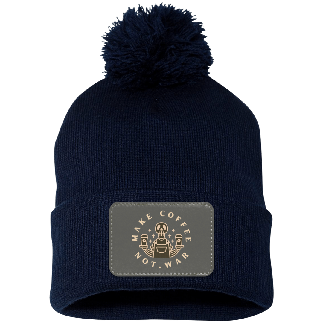 ID#B4 ** MAKE COFFEE KNIT CAP