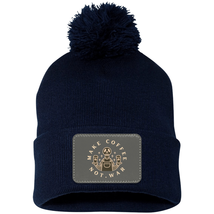 ID#B4 ** MAKE COFFEE KNIT CAP