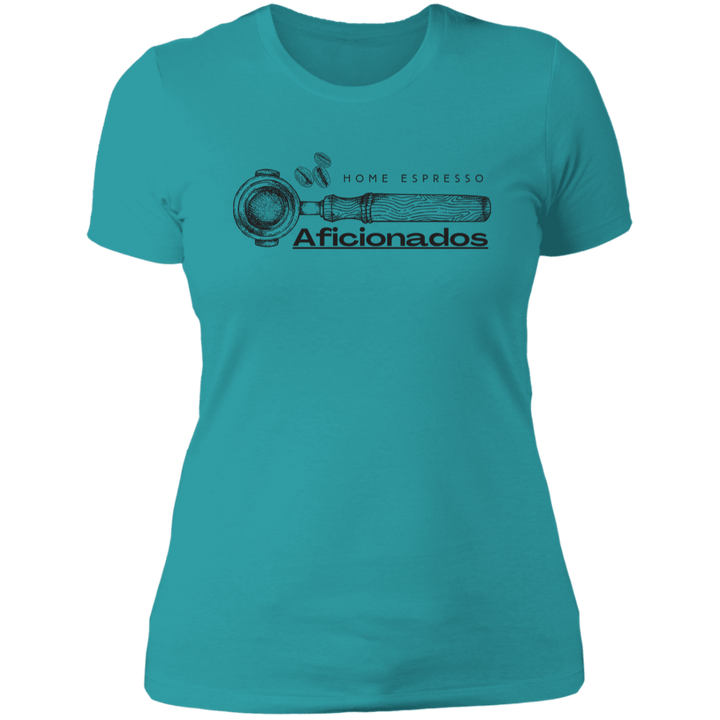 ID#A1W ** LADIES HOME ESPRESSO AFICIONADOS T-SHIRT