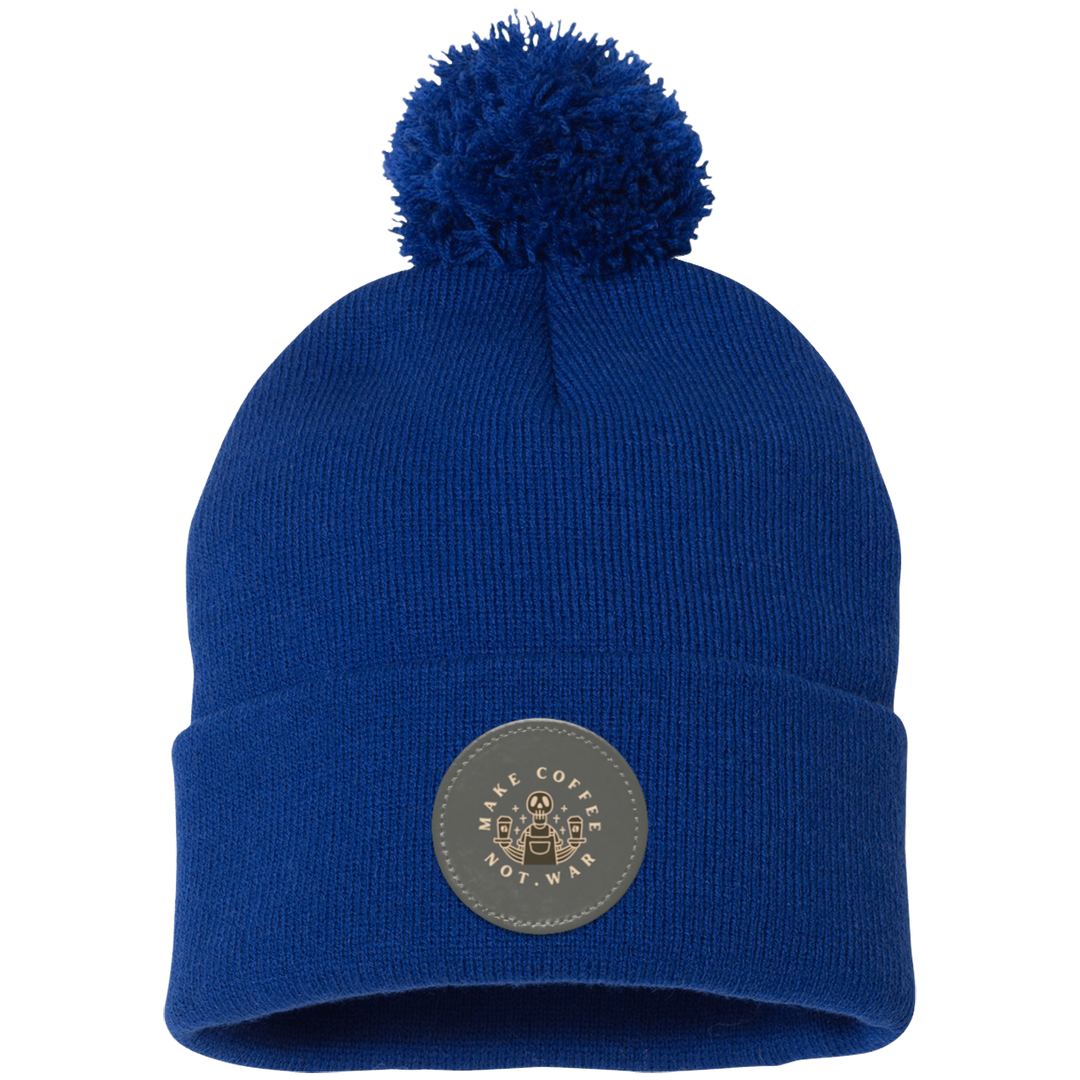 ID#B4 ** MAKE COFFEE KNIT CAP