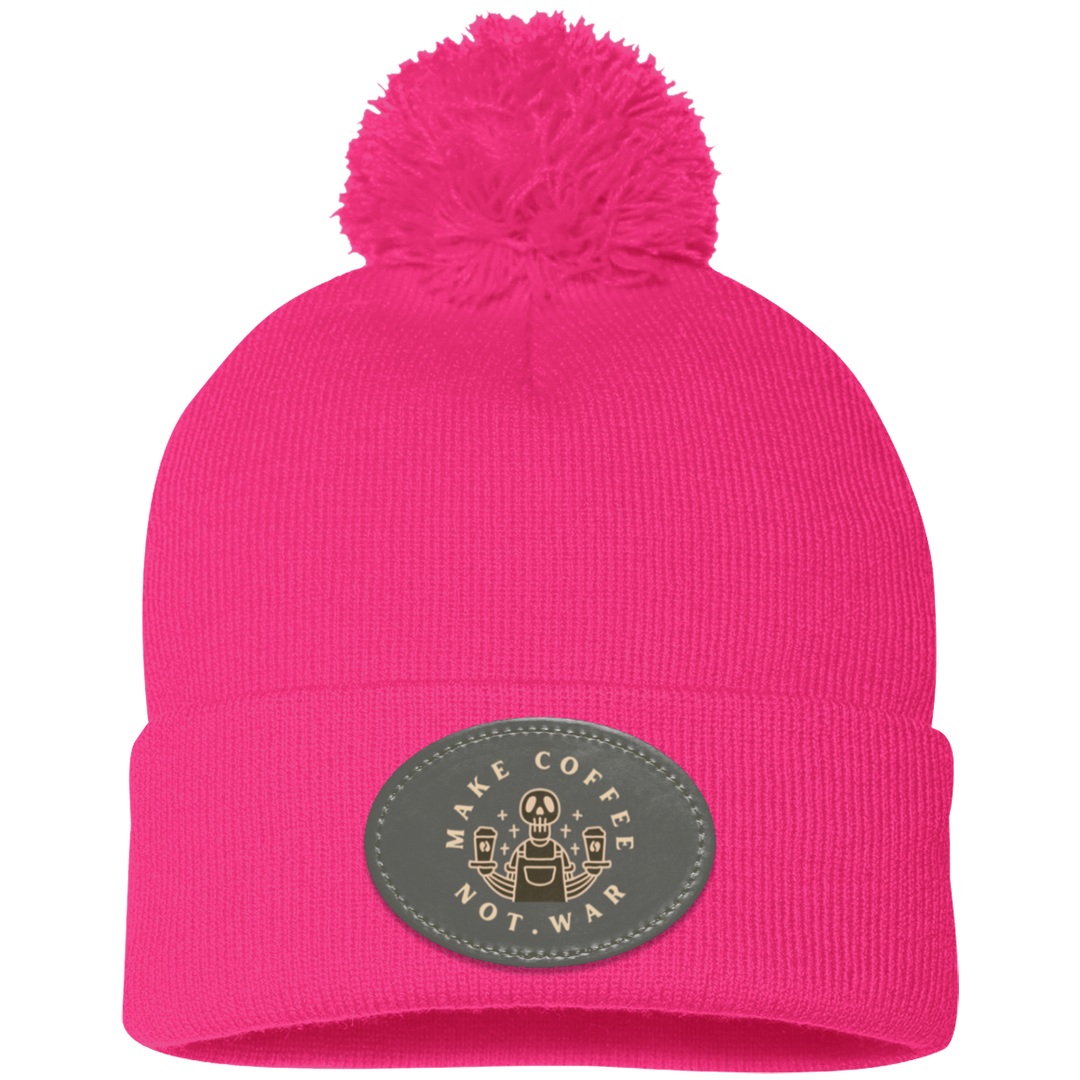ID#B4 ** MAKE COFFEE KNIT CAP