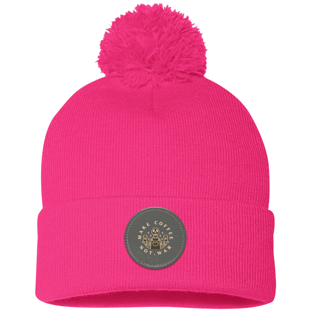 ID#B4 ** MAKE COFFEE KNIT CAP