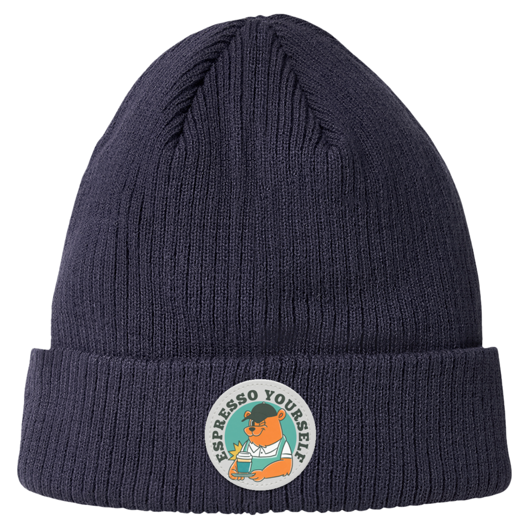 ID#L4M ** ESPRESSO YOURSELF BEANIE