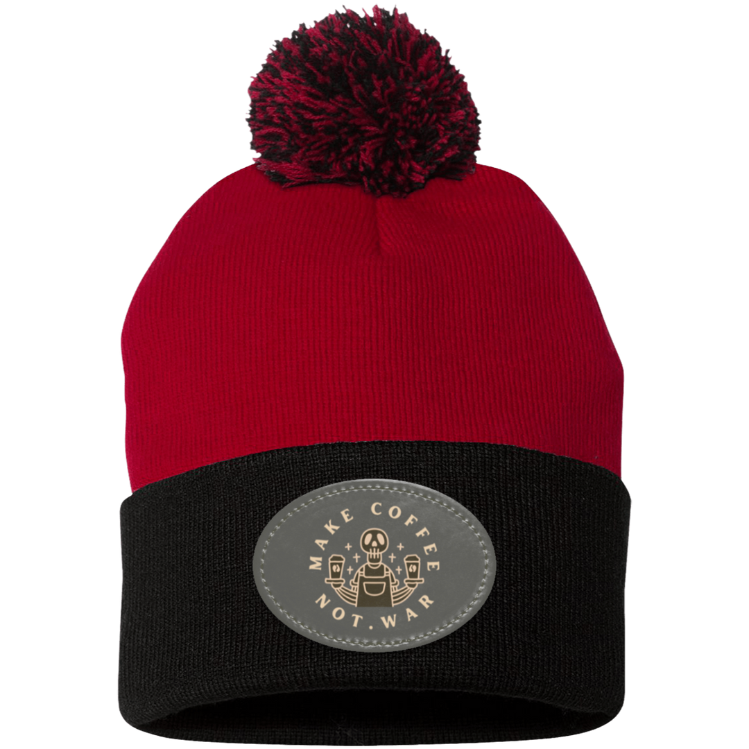 ID#B4 ** MAKE COFFEE KNIT CAP