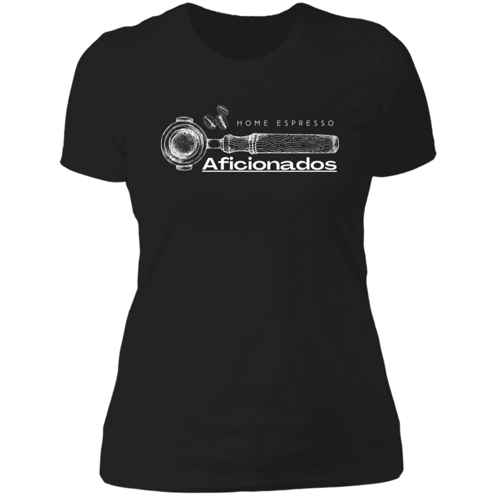 ID#A1W ** LADIES HOME ESPRESSO AFICIONADOS T-SHIRT