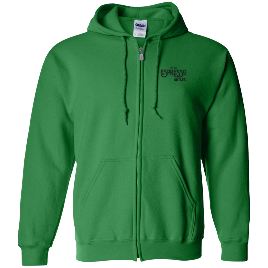 Espresso Outlet and Turin Gallatin - G186 Gildan Zip Up Hooded Sweatshirt