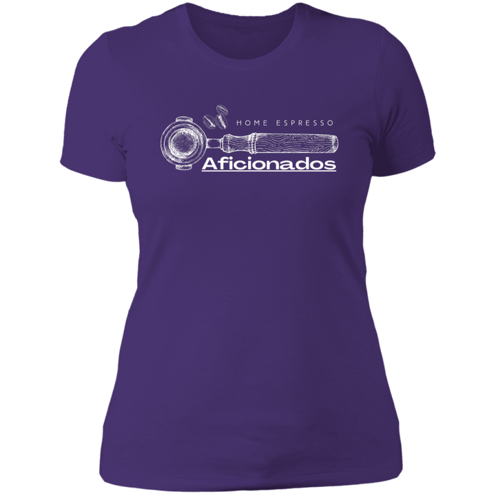 ID#A1W ** LADIES HOME ESPRESSO AFICIONADOS T-SHIRT