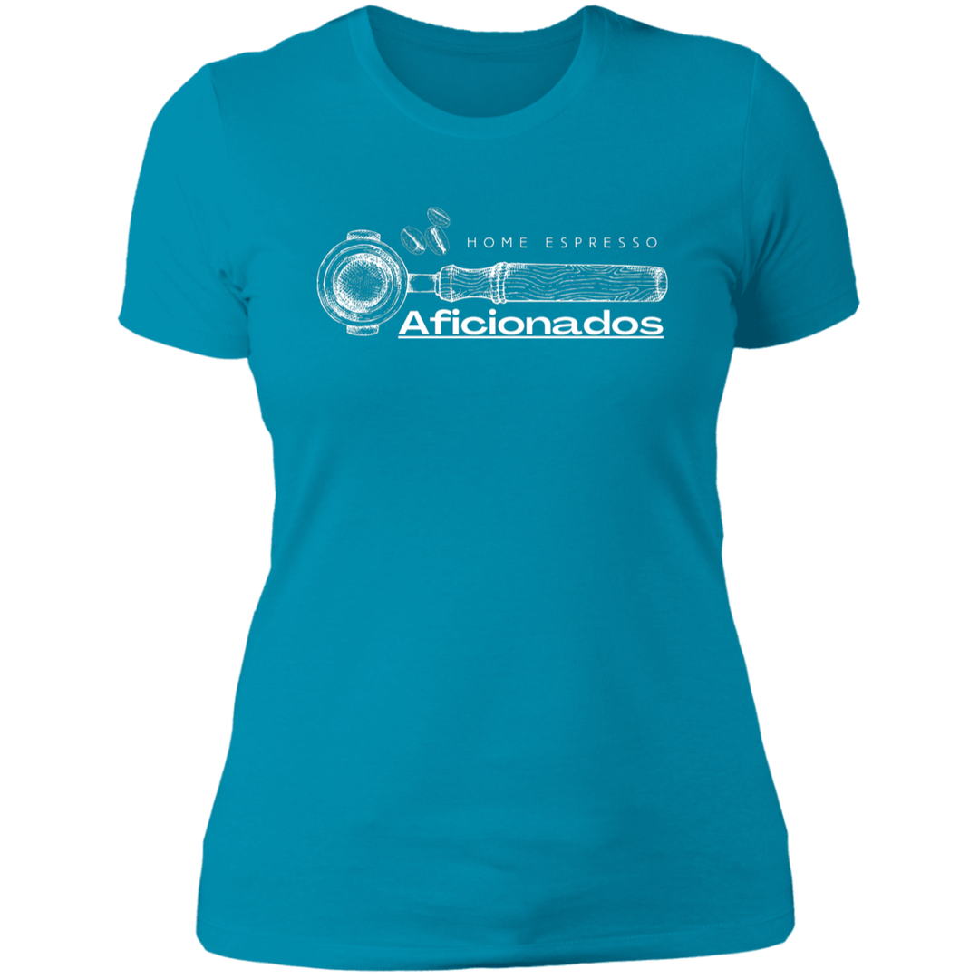 ID#A1W ** LADIES HOME ESPRESSO AFICIONADOS T-SHIRT