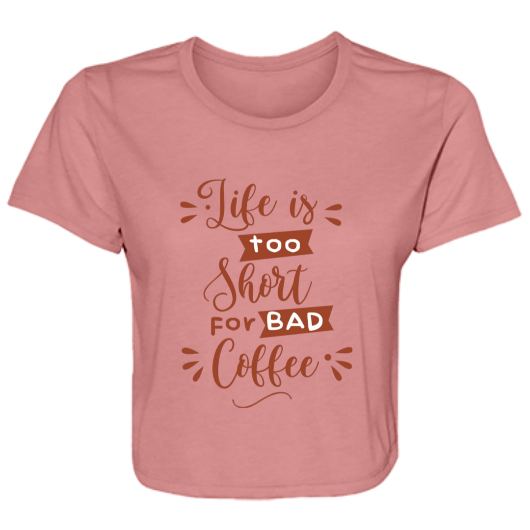 ID#F1W ** LIFE WOMENS CROPPED T-SHIRT