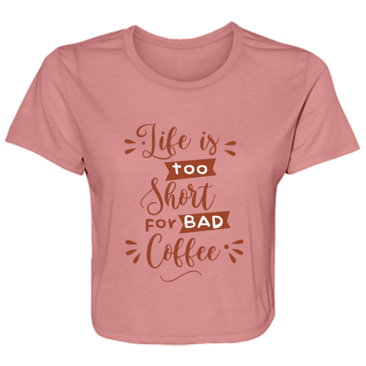 ID#F1W ** LIFE WOMENS CROPPED T-SHIRT