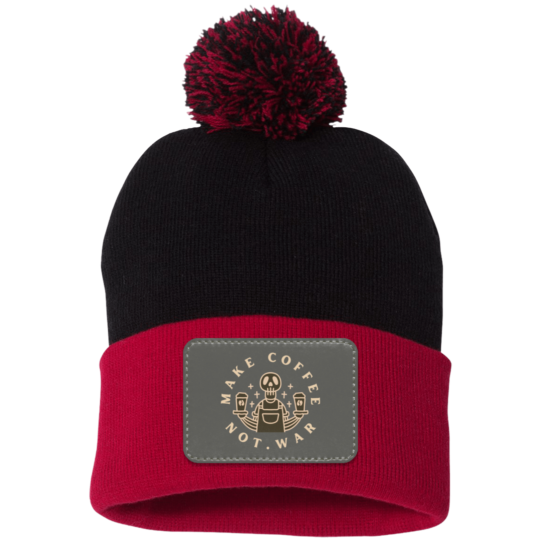 ID#B4 ** MAKE COFFEE KNIT CAP