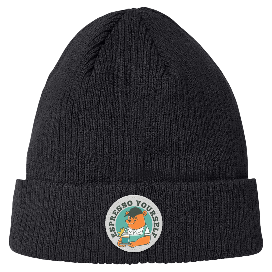 ID#L4M ** ESPRESSO YOURSELF BEANIE