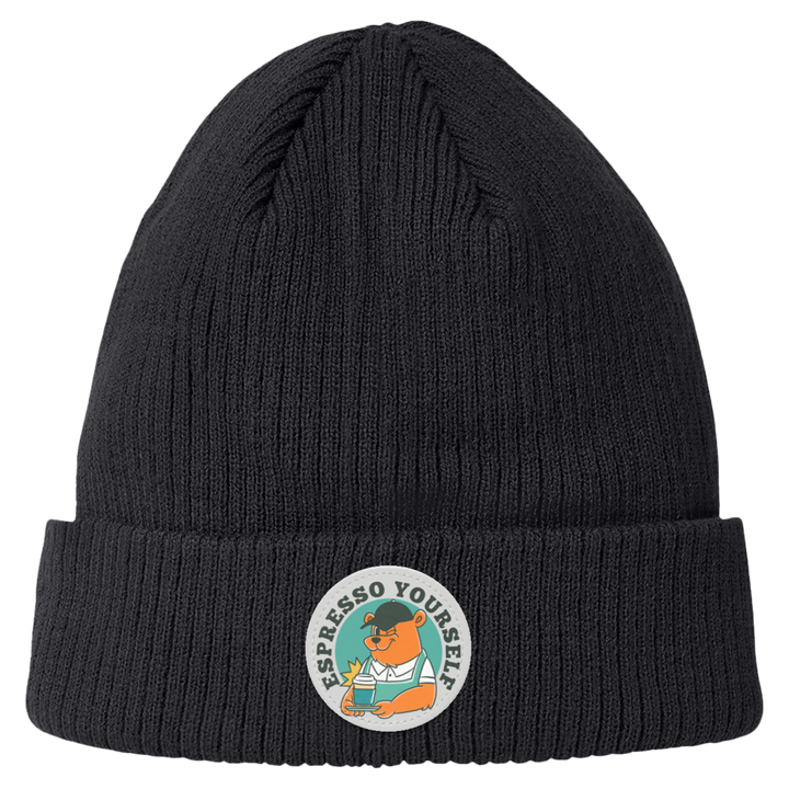 ID#L4M ** ESPRESSO YOURSELF BEANIE