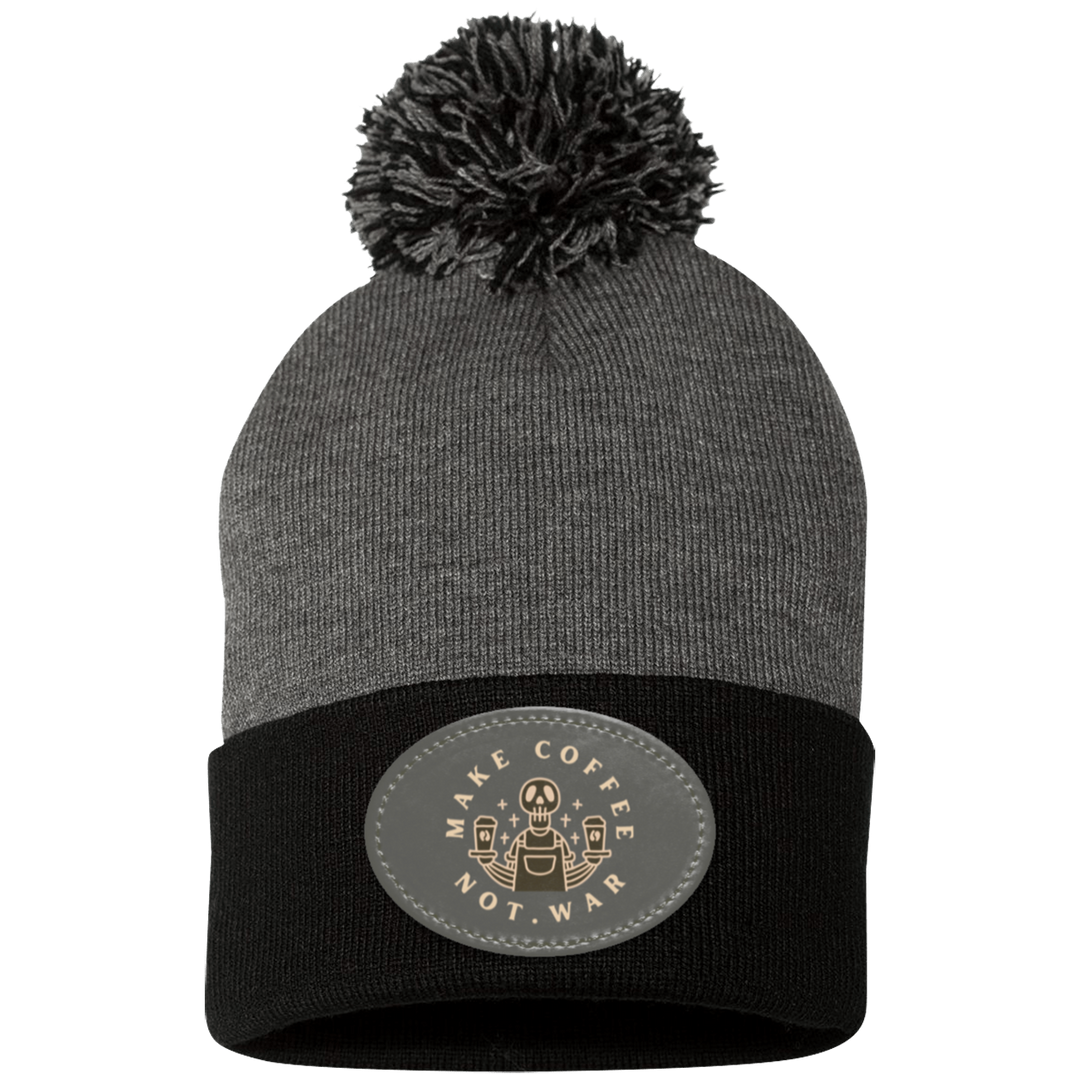 ID#B4 ** MAKE COFFEE KNIT CAP