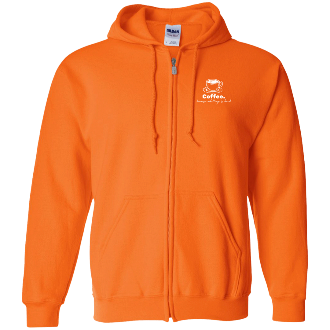 ID#N2M ** ADULTING FULL ZIP HOODIE