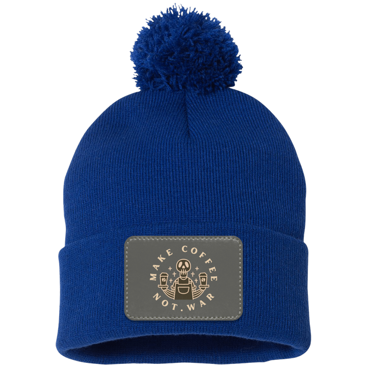 ID#B4 ** MAKE COFFEE KNIT CAP
