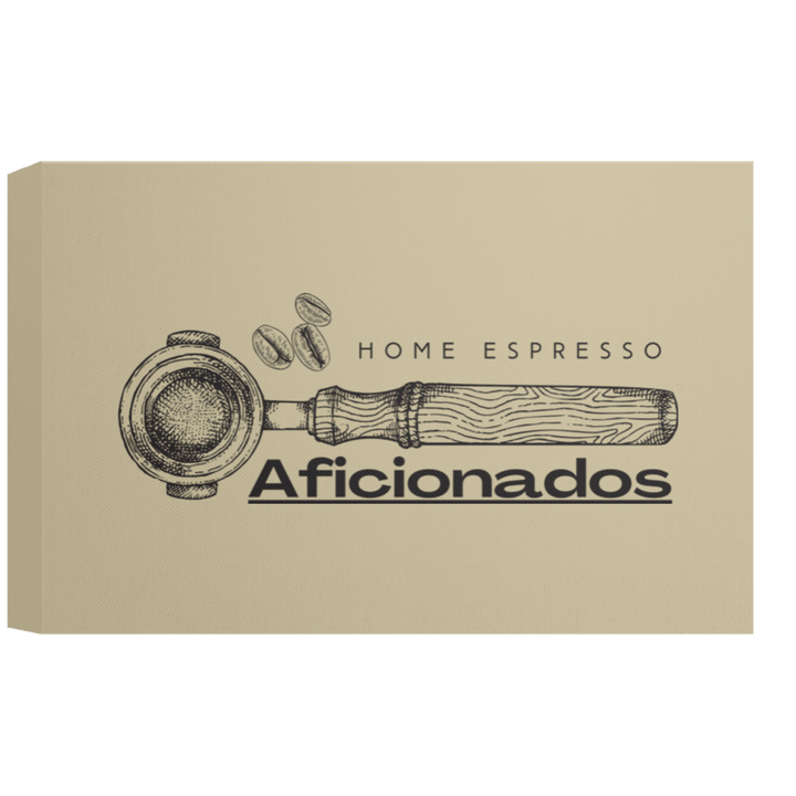 ID#A5Z ** HOME ESPRESSO AFICIONADOS CANVAS 1.5in FRAME