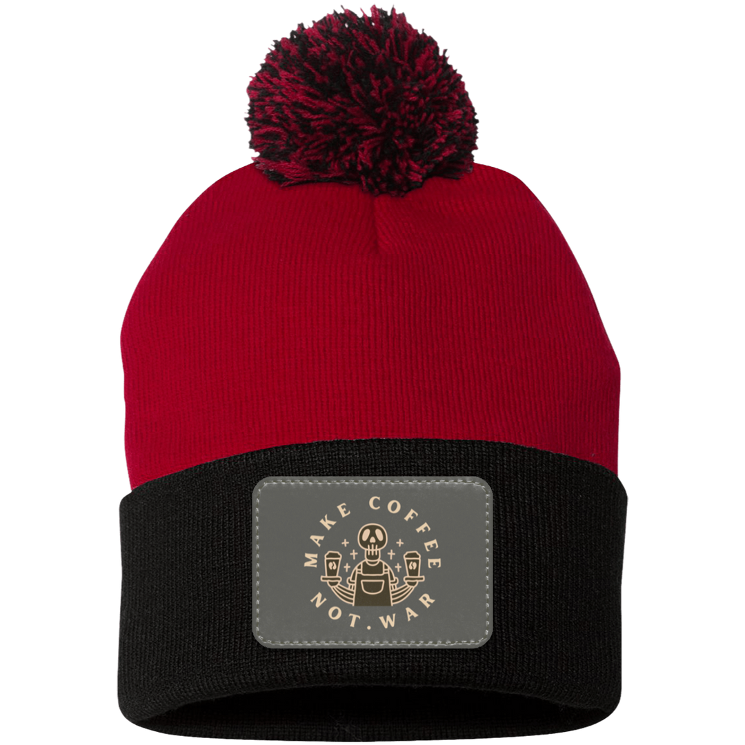 ID#B4 ** MAKE COFFEE KNIT CAP