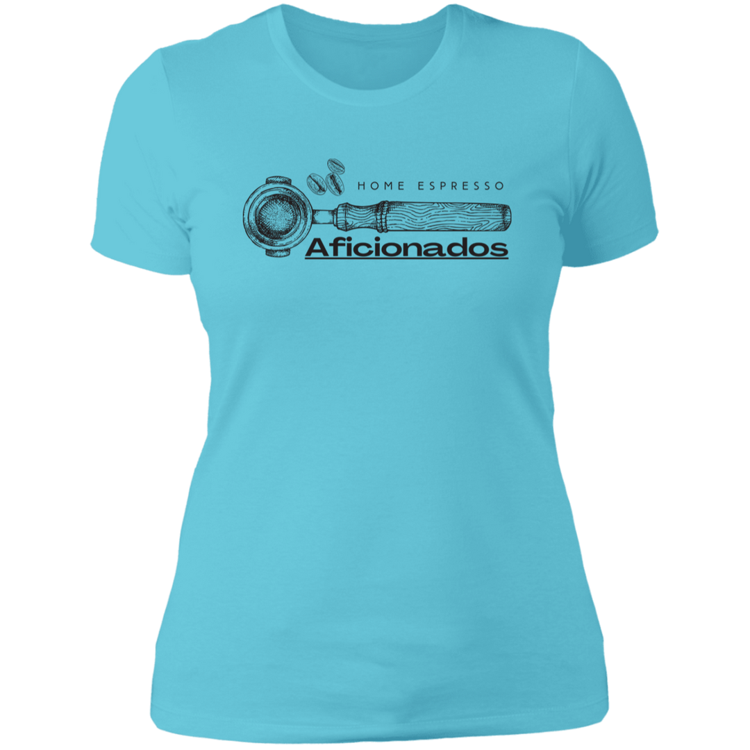 ID#A1W ** LADIES HOME ESPRESSO AFICIONADOS T-SHIRT